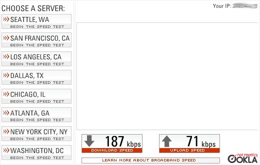 bandwidth test