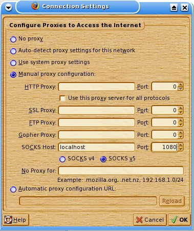 proxy settings